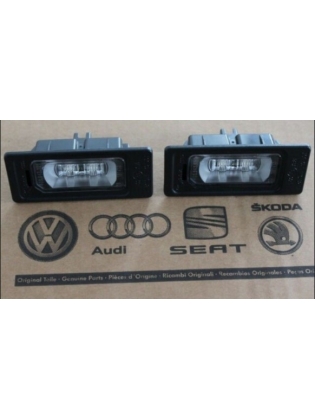 NUMERIO APŠVIETIMO LEMPUTĖ  ORIGINALAS  LED  VW  AUDI  BENTLEY  PORSCHE