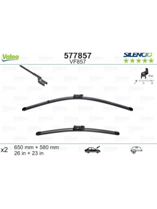 VALYTUVAI VALEO 577857  MERCEDES W166  X166  C292  PRIEKIS  GLE  GLS