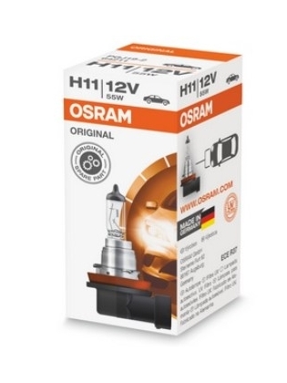 LEMPUTE OSRAM H11  64211  PRIESRUKINIO ZIBINTO