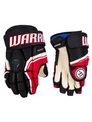 WARRIOR COVERT QRE20 PRO GLOVES  BLACK WHITE RED  15 COLIU PIRŠTINĖS JUODA RAUDONA