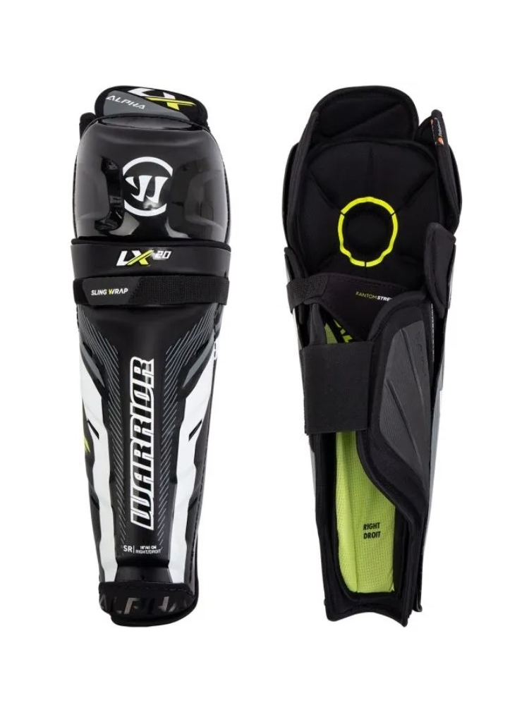 WARRIOR ALPHA LX20 SHIN GUARDS  14 INCH  KELIU APSAUGOS 14 COLIU