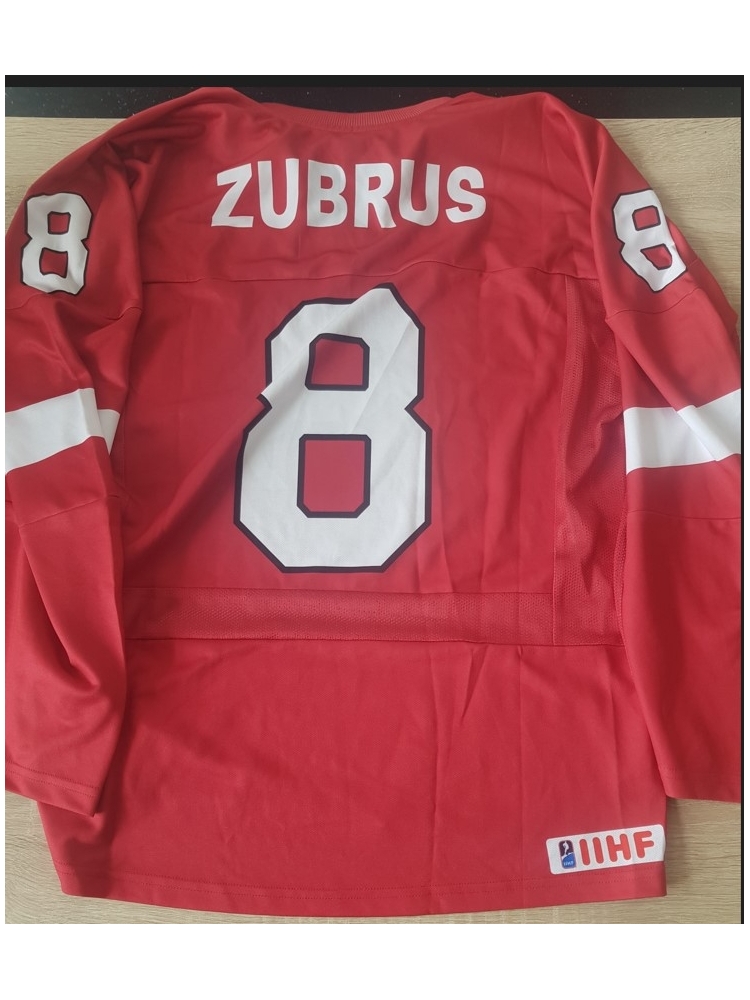 LEDO RITULIO RINKTINĖS MARŠKINĖLŲ REPLIKA  ZUBRUS  RAUDONI  XL DYDIS