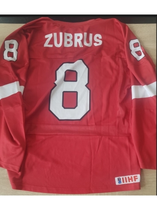 LEDO RITULIO RINKTINĖS MARŠKINĖLŲ REPLIKA  ZUBRUS  RAUDONI  XL DYDIS