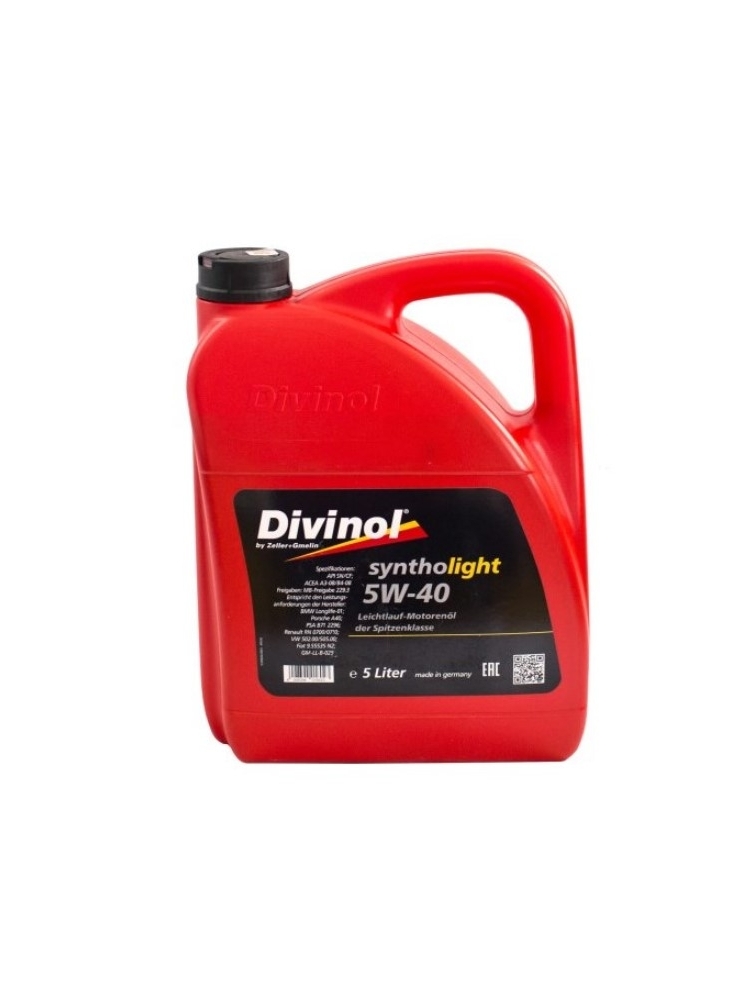 TEPALAS DIVINOL 5W40 SINTETINIS 5 LITRAI