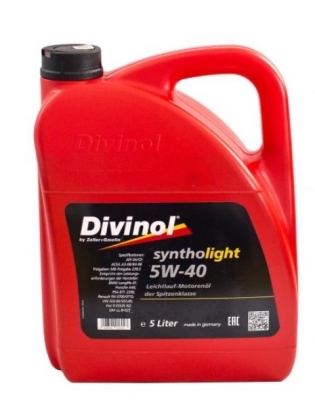 TEPALAS DIVINOL 5W40 SINTETINIS 5 LITRAI