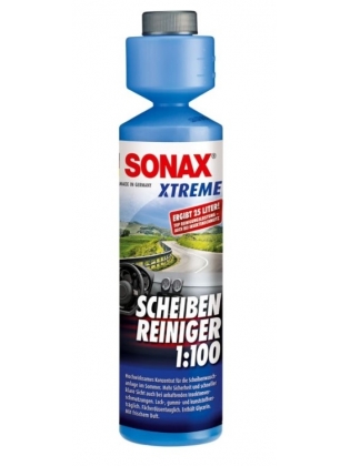 SONAX EXTREME VASARINIS LANGŲ VALIKLIS KONCENTRATAS 1 : 100      GAUNASI 25 LITRAI SKYSČIO